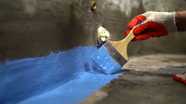 Commercial Exterior Waterproofing project at a Halethorpe, MD business property by SJ Waterproofing Pros